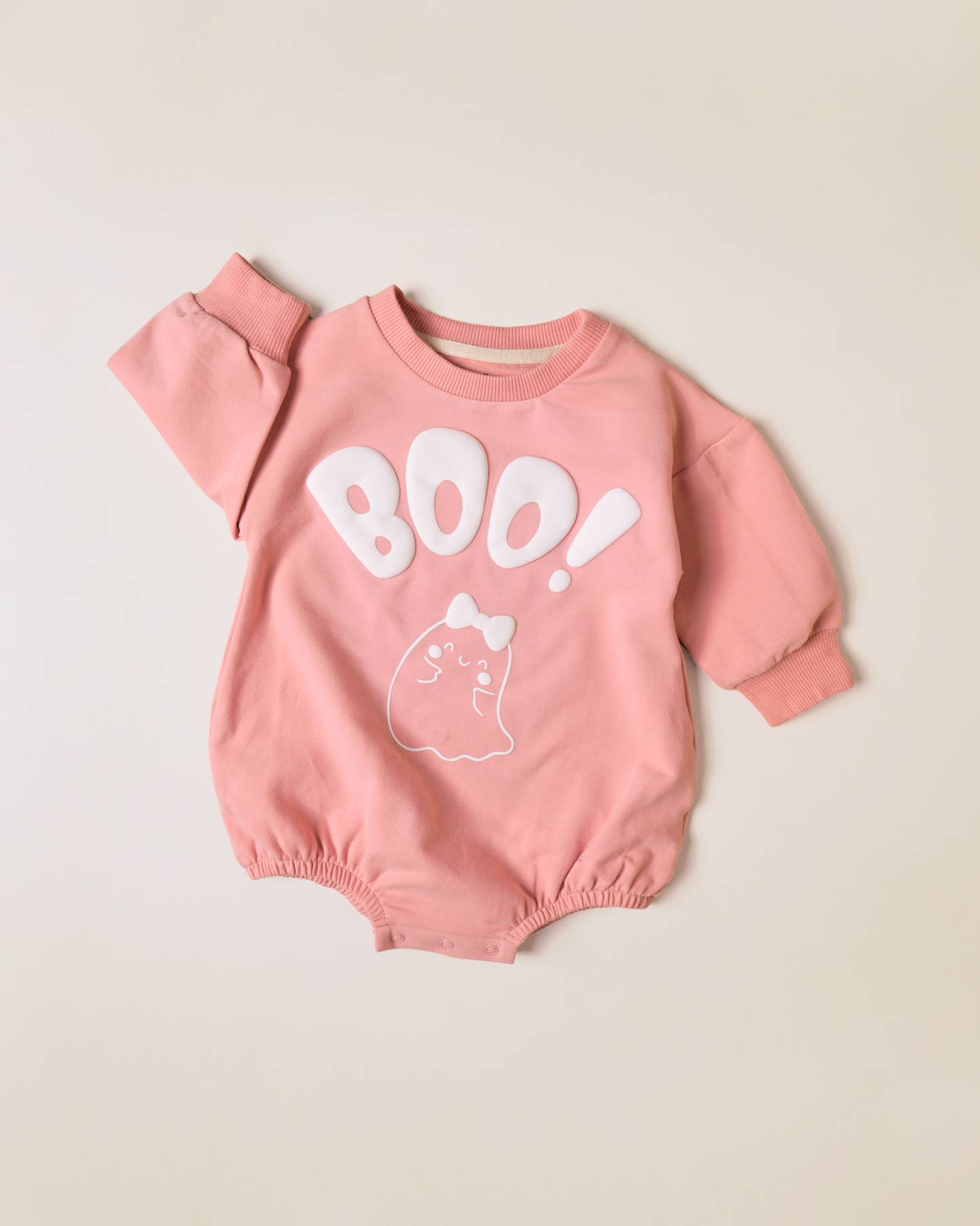 Custom Puff Boo Bubble Romper Soft Organic Cotton Baby & Toddler Outfit