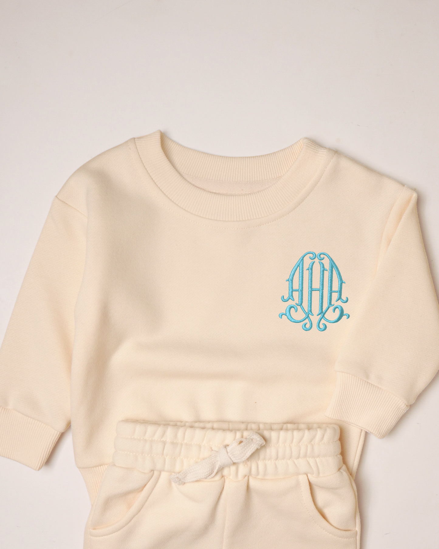 Personalized Monogram Sweatshirt Custom Embroidered with Initials