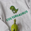 Personalized Dinosaur Embroidered Sweatshirt Set Custom Design