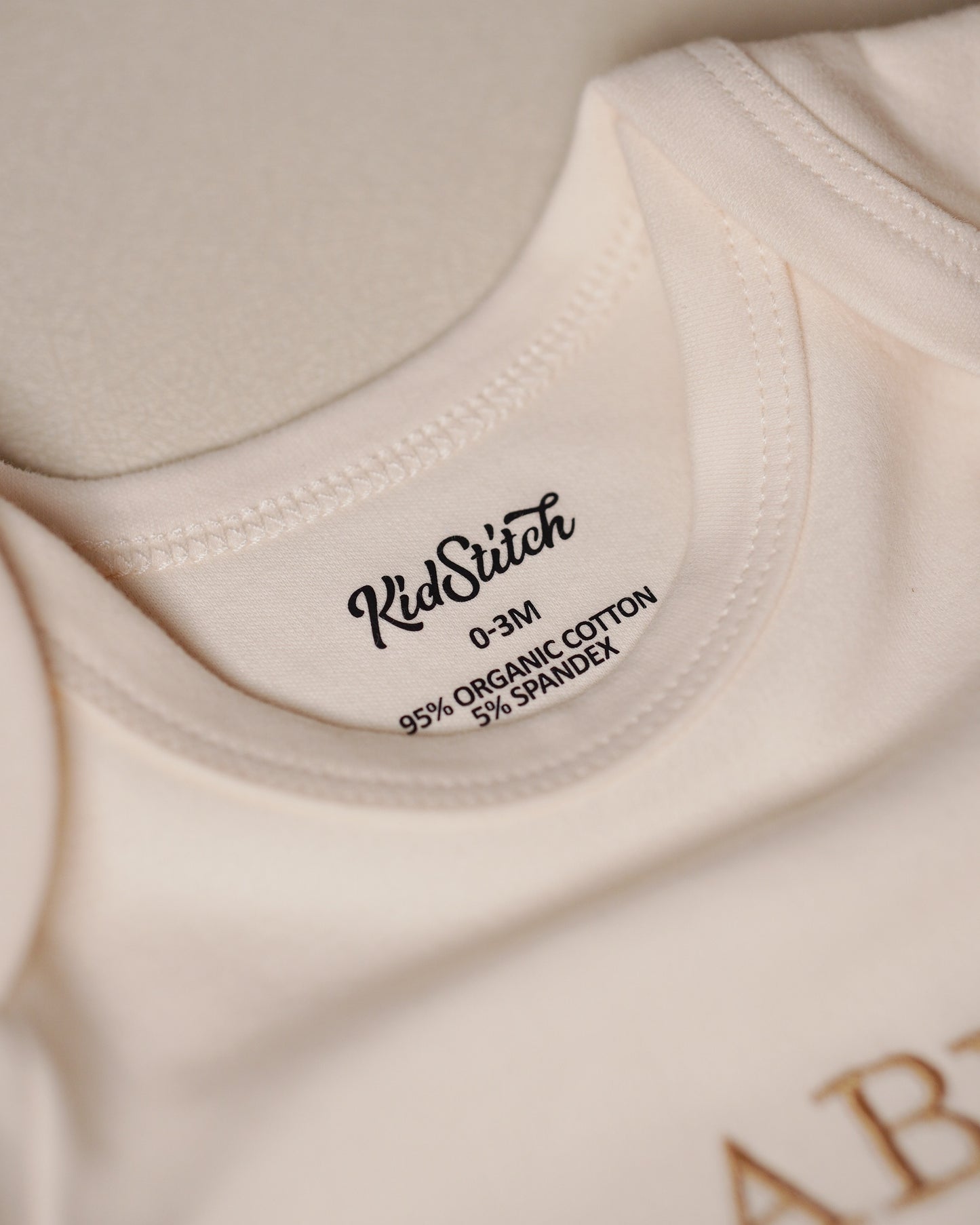 Kidstitch Organic Baby Bodysuit Short Sleeve - Baby Announcements