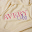 Personalized Name Organic Cotton Knitted Blanket Custom Name
