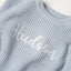 Personalized Embroidered Knitted Pullover Organic Cotton - Custom Sweater