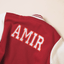 Personalized Varsity Jacket for Kids Custom Front Initial & Back Name
