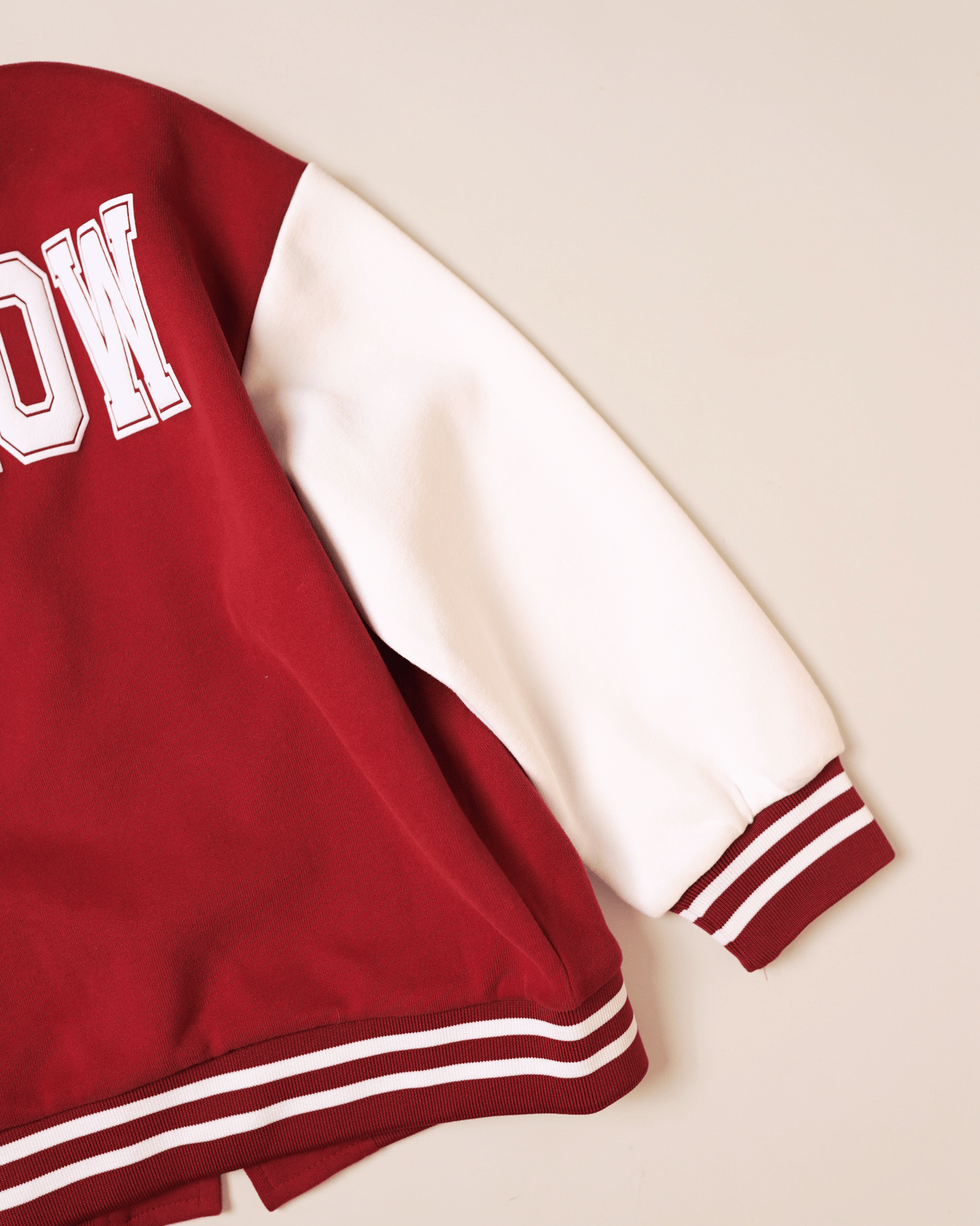 Personalized Puff Varsity Jacket Custom Name Front and Back for Kids