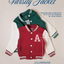 Personalized Varsity Jacket for Kids Custom Front Initial & Back Name