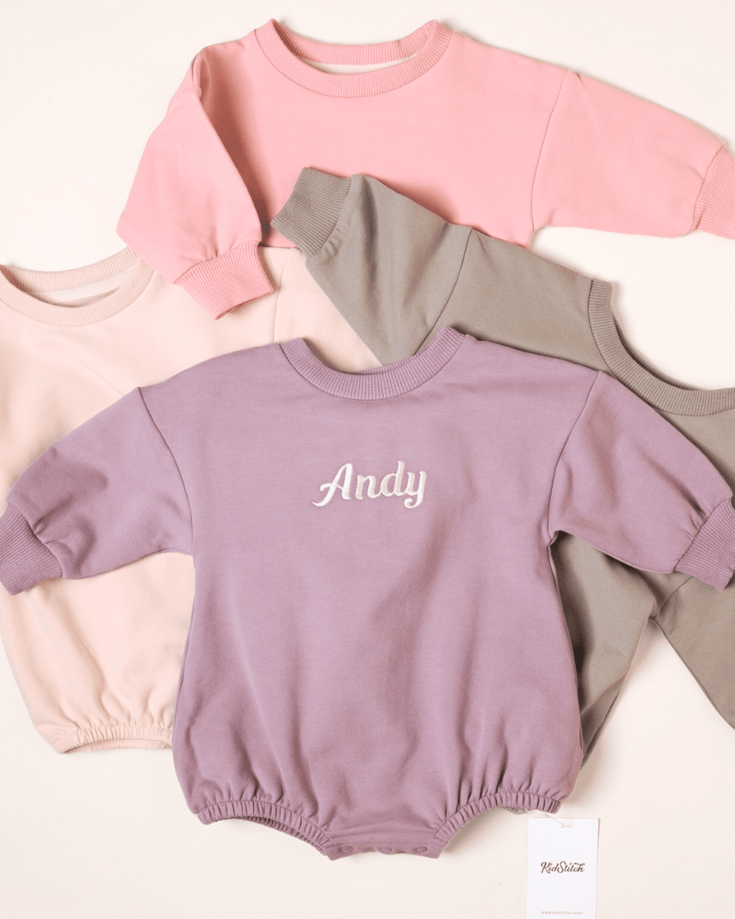 Organic Cotton Bubble Romper for Baby Boys and Girls