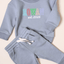 Embroidered Name Strawberry Outfit Sweatshirt Set
