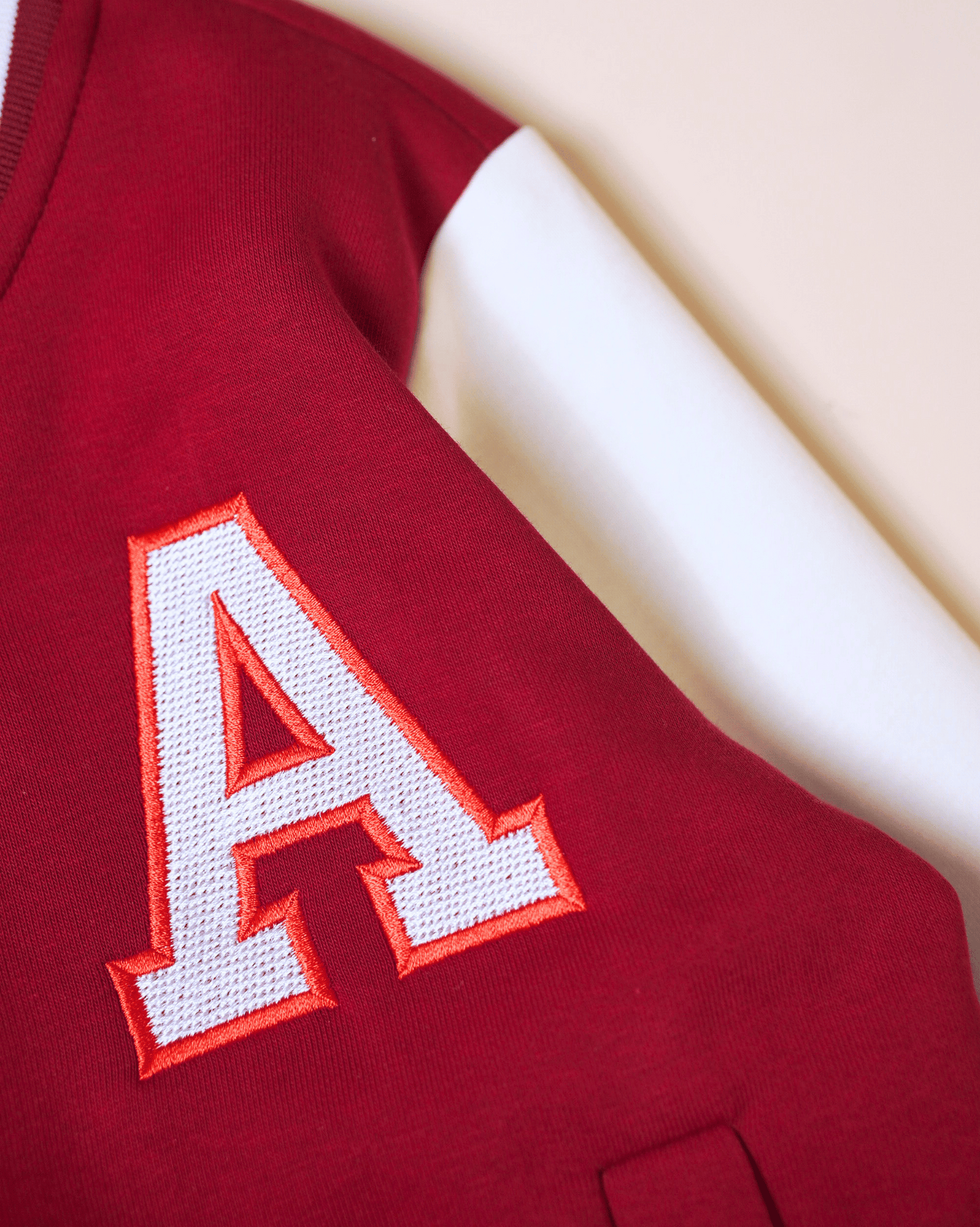 Personalized Varsity Jacket for Kids Custom Front Initial & Back Name