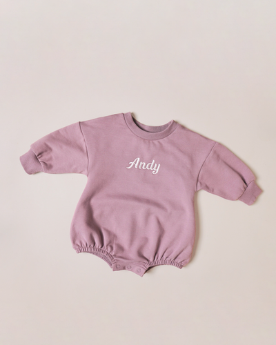 Organic Cotton Bubble Romper for Baby Boys and Girls