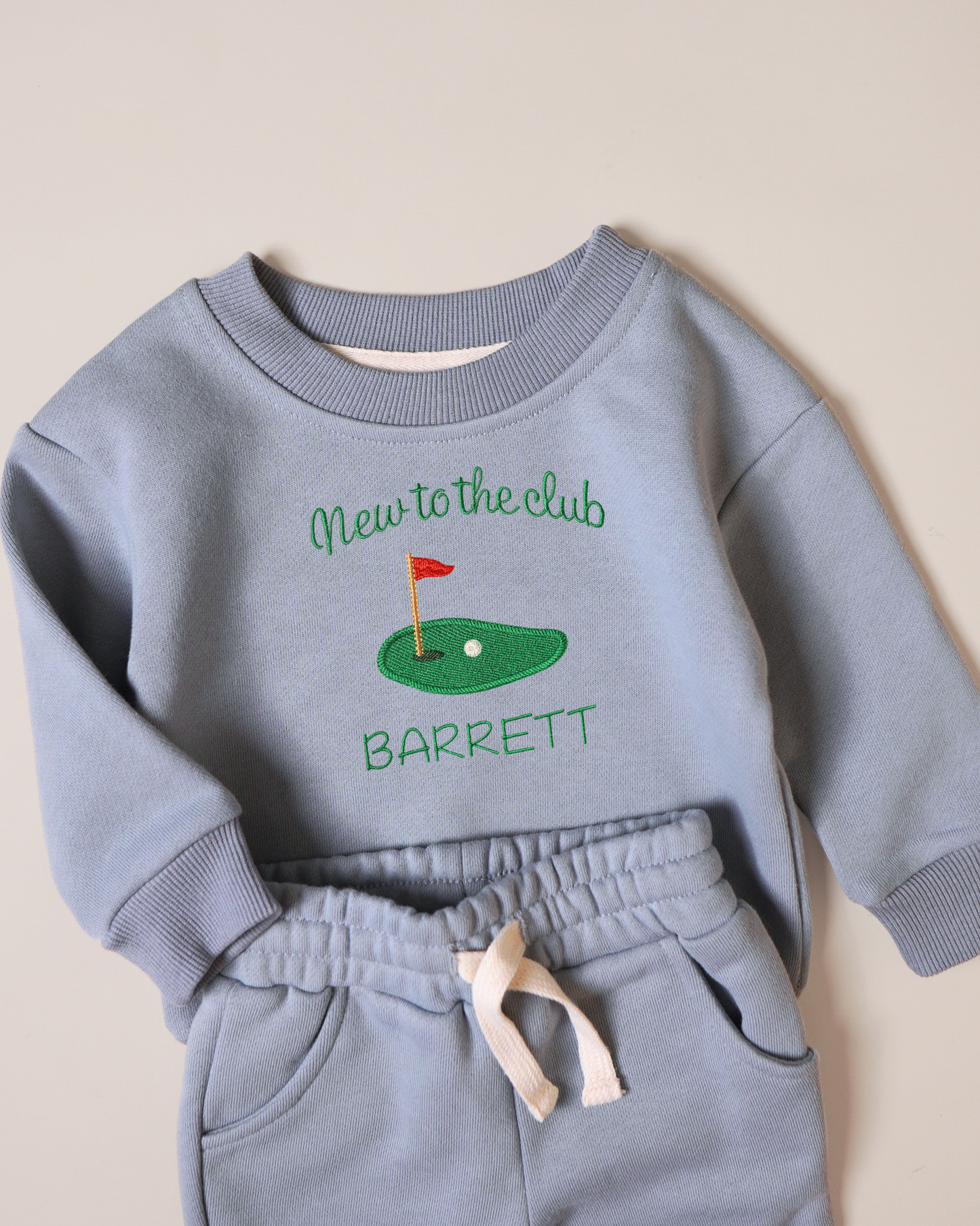 Welcome to the Club Golf Sweatshirt with Personalized Name