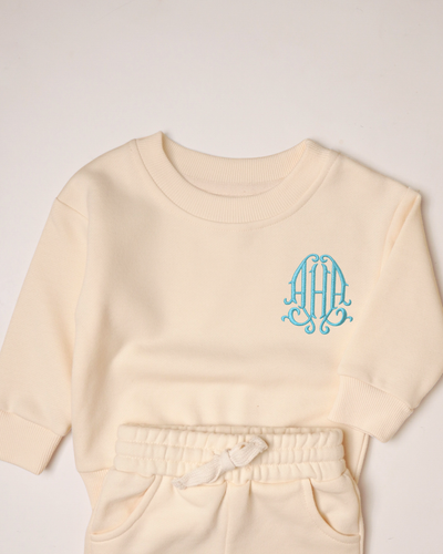Personalized Monogram Sweatshirt  Custom Embroidered with Initials
